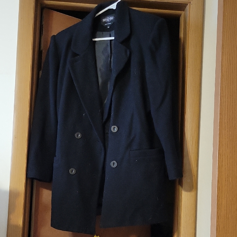 Braetan Black Trench Coat